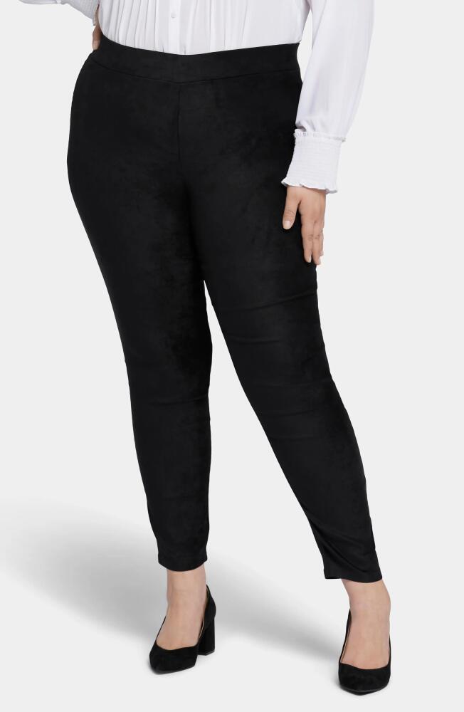 NYDJ Suede Leggings in Black Cover