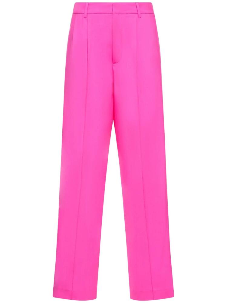 GIUSEPPE DI MORABITO Twisted Light Wool Double Wide Pants Cover