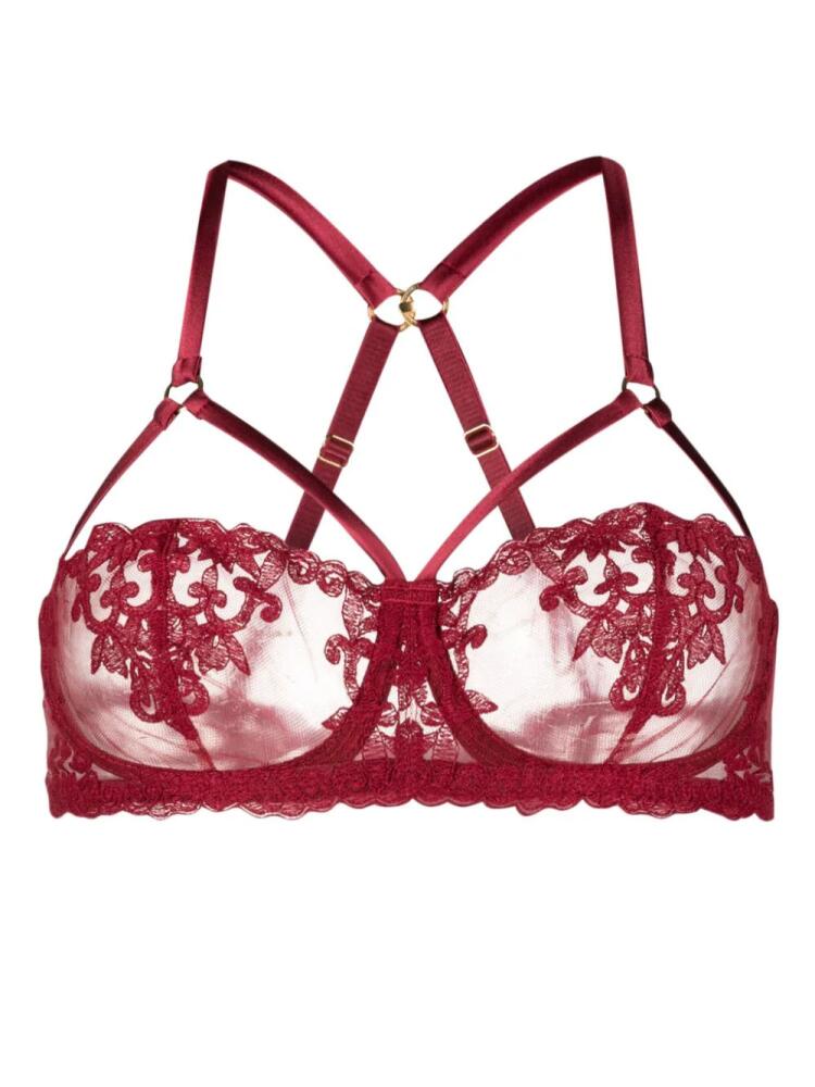 Fleur Of England Gisele balcony bra - Red Cover