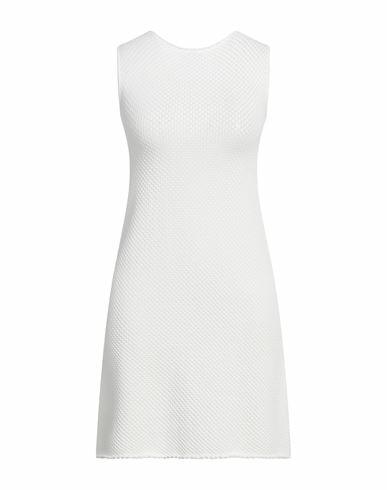 Roberto Collina Woman Mini dress Ivory Viscose, Polyester Cover