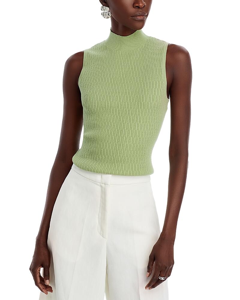 T Tahari Mock Neck Sleeveless Top Cover