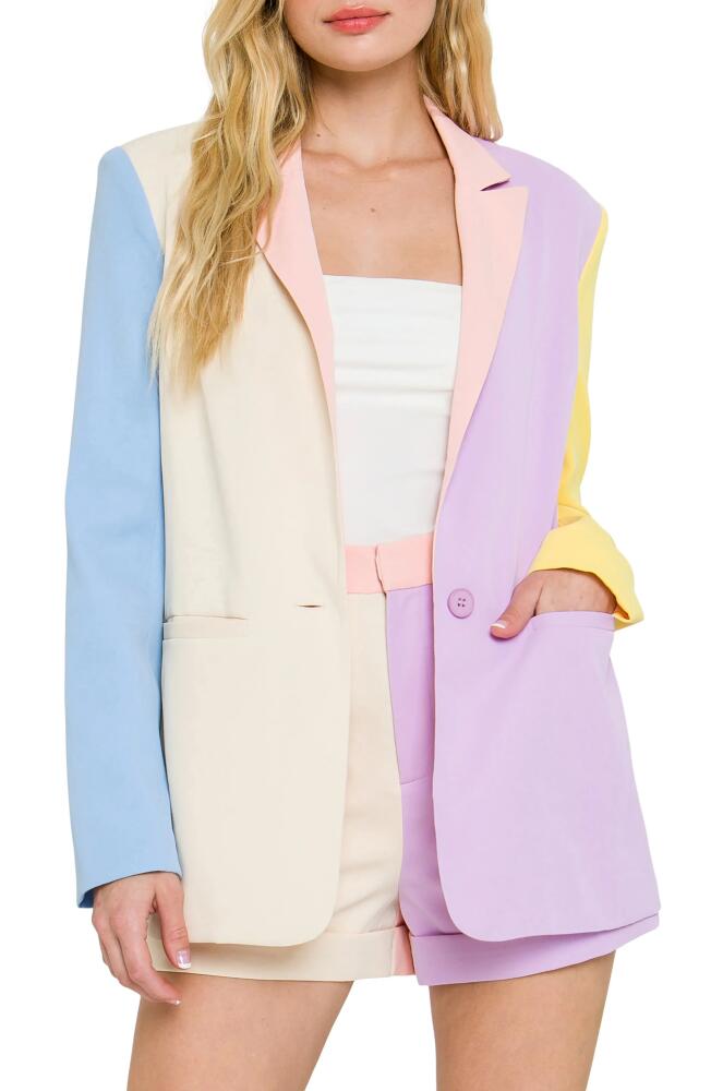 Endless Rose Colorblock Blazer in Multi Cover