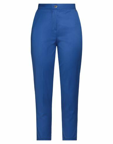 Le Sarte Del Sole Woman Pants Blue Polyester, Viscose, Elastane Cover