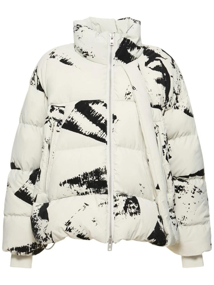 Y-3 Flock Puff Printed Down Jacket Cover