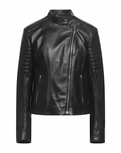 Masterpelle Woman Jacket Black Soft Leather Cover