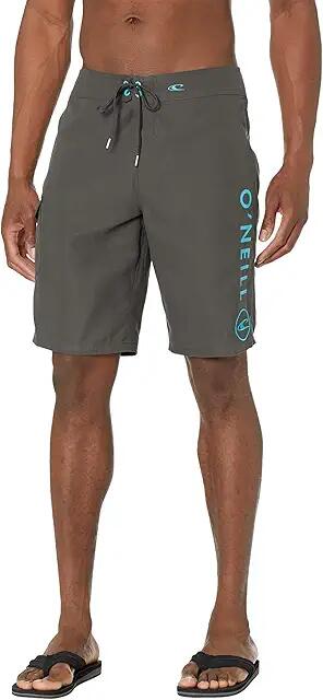 O'Neill Santa Cruz Solid 2.0 Boardshorts (Dark Charcoal) Men's Swimwear Cover