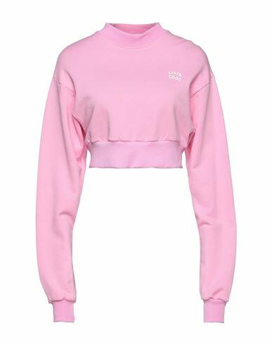 Livincool Woman Sweatshirt Pink Cotton Cover