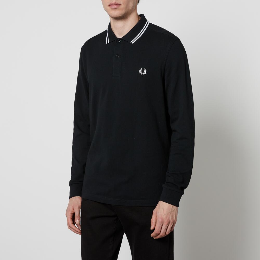 Fred Perry Contrast-Tipped Cotton-Piqué Polo Shirt Cover