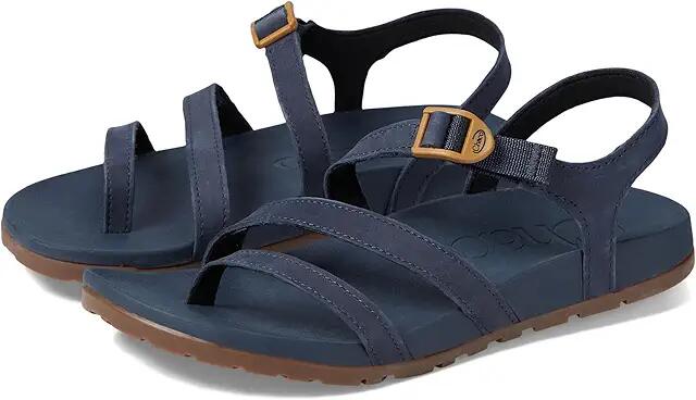 Chaco Lowdown Leather Strappy (Navy 1) Women's Sandals Cover