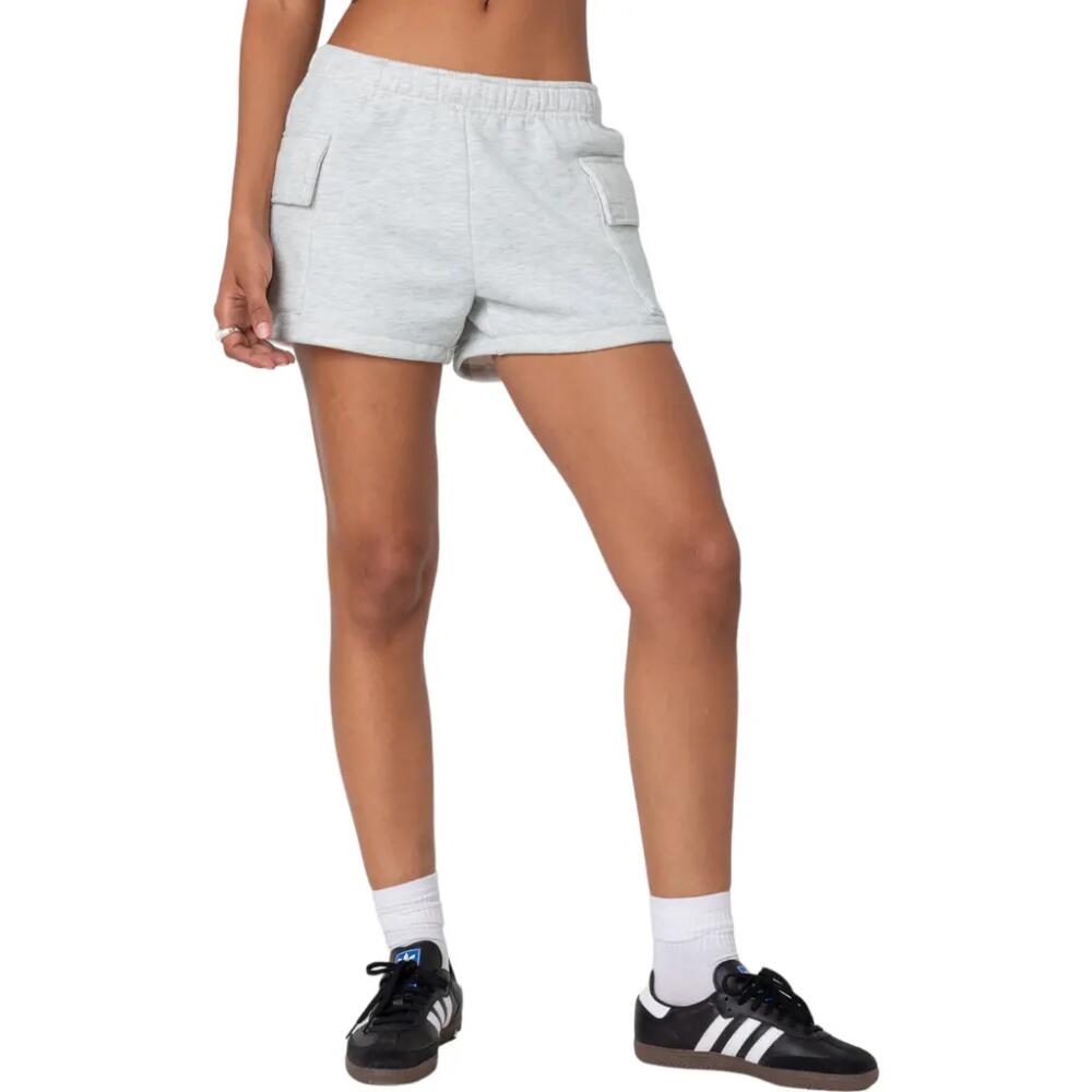 EDIKTED Garnet Cargo Sweat Shorts in Light-Gray Cover