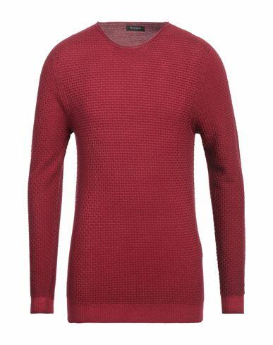 Arovescio Man Sweater Garnet Merino Wool Cover