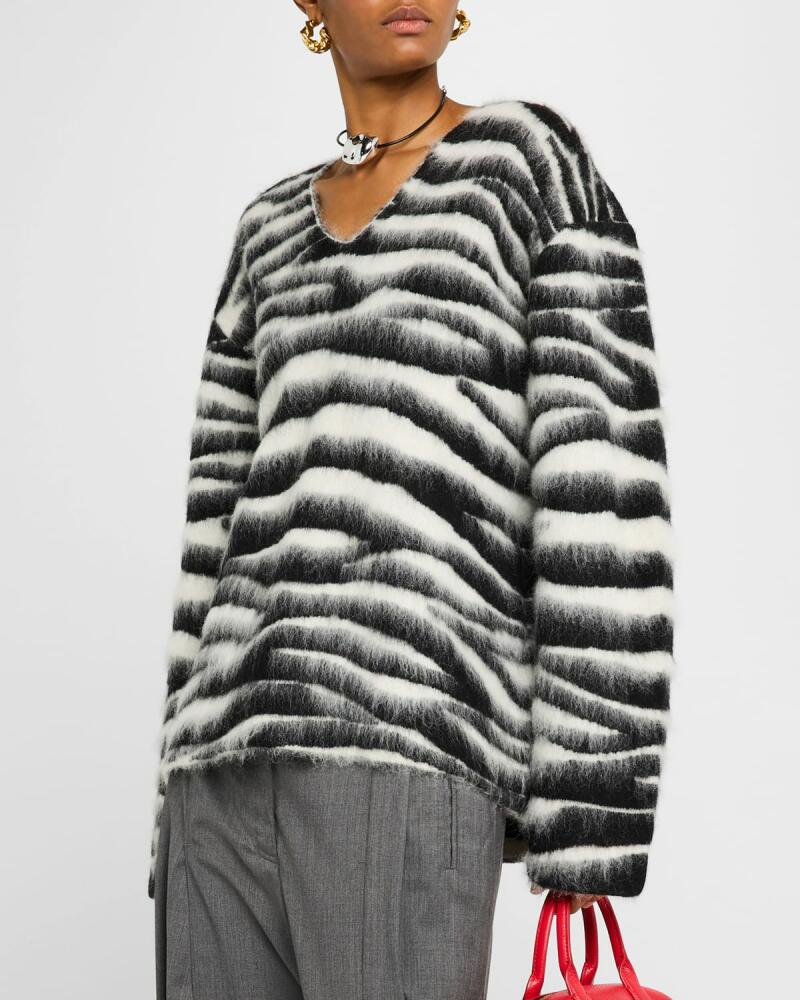 Marc Jacobs Brushed Zebra Sweater Cover