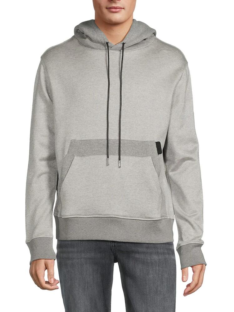 RTA Men's Two Tone Pullover Hoodie - Light Grey Cover