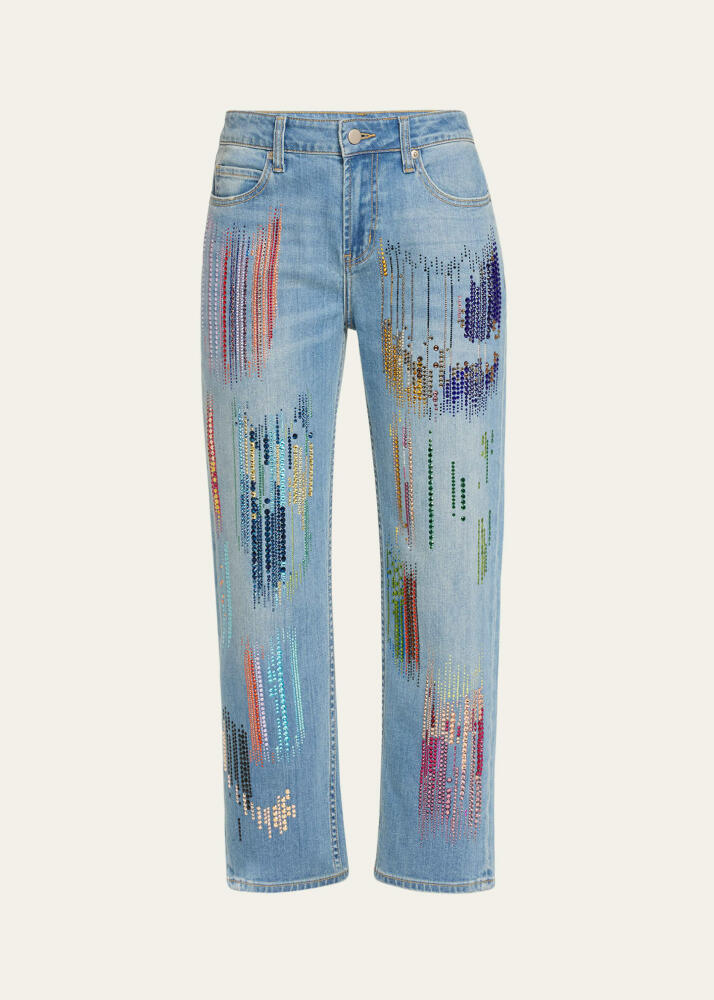 Libertine FWB Boyfriend Jeans with Crystal Detail Cover