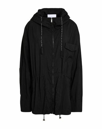 Dondup Woman Jacket Black Viscose, Polyamide Cover