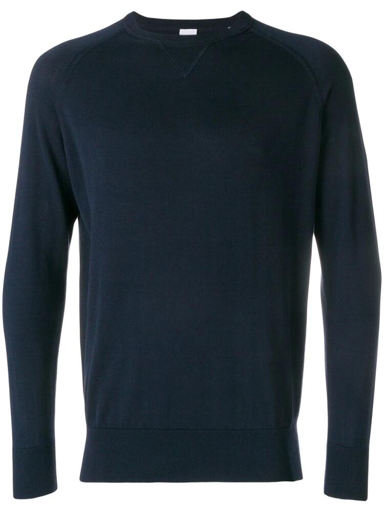 ASPESI slim fit sweatshirt - Blue Cover