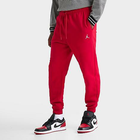 Jordan Men's Brooklyn Fleece Sweatpants in Red/Gym Red Cover