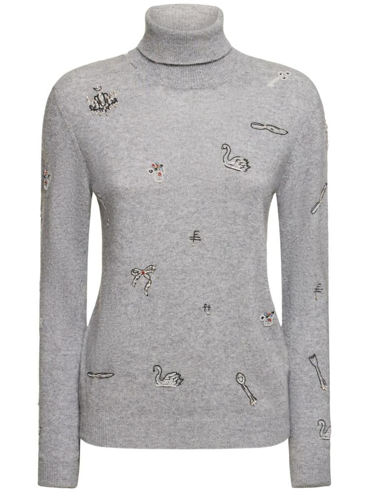 MSGM Embroidered Turtleneck Sweater Cover