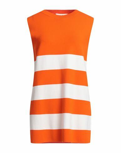 Kaos Woman Mini dress Orange Viscose, Polyester Cover