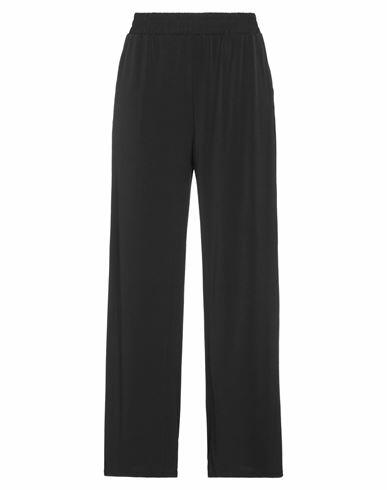 Lanston Woman Pants Black Polyester, Elastane Cover