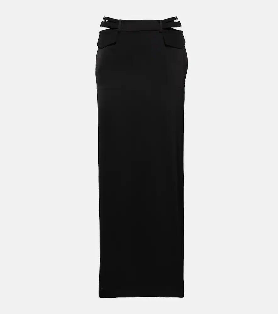 Dion Lee Pocket Column mid-rise satin maxi skirt Cover