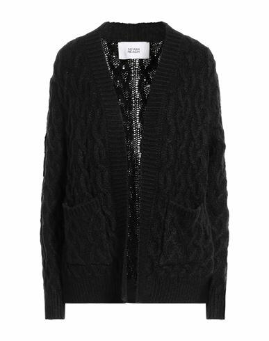 Silvian Heach Woman Cardigan Black Acrylic, Nylon Cover