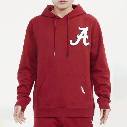 Pro Standard Alabama Classic Pullover Hoodie - Mens Cardinal/White Cover