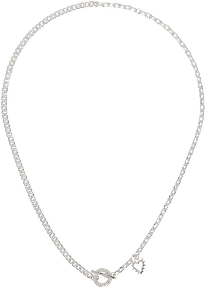 Stolen Girlfriends Club Silver T-Bar Halo Necklace Cover