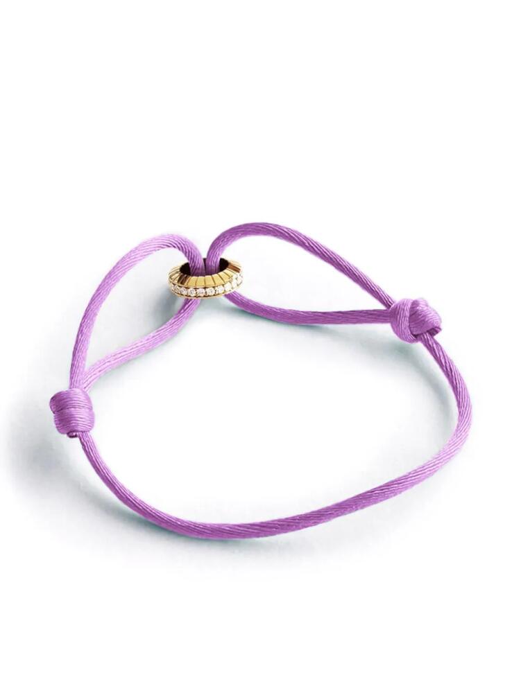 LOEV 14kt yellow gold Eternity Summer diamond bracelet - Purple Cover