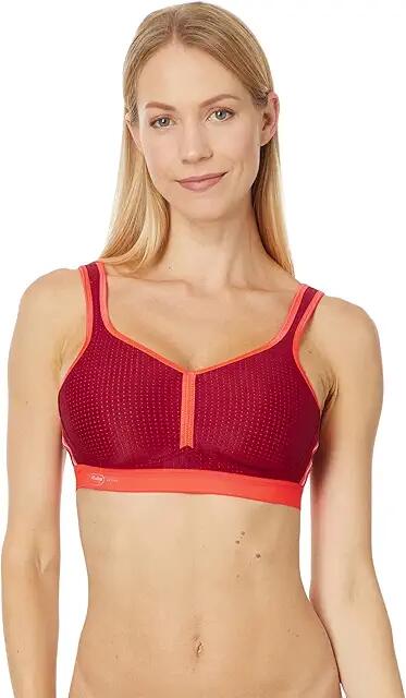 Anita Performance Sports Bra Maximum Support (Red) Women's Bra Cover