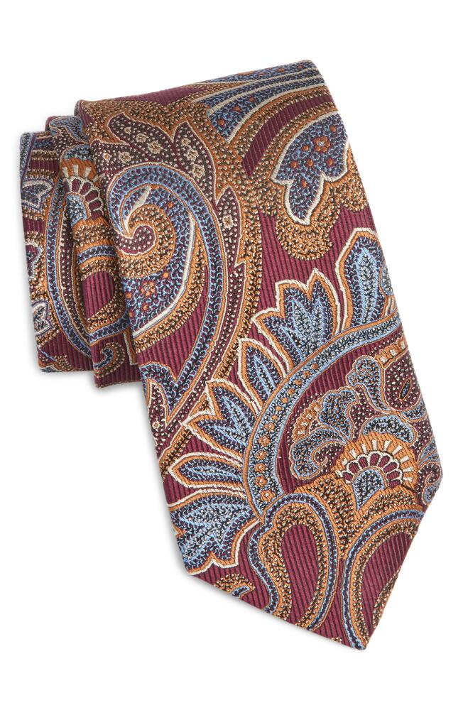 Nordstrom Paisley Silk Tie in Wine Cover