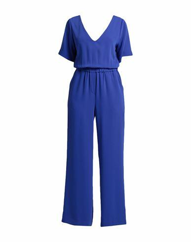 P. a.r. o.s. h. Woman Jumpsuit Bright blue Polyester Cover