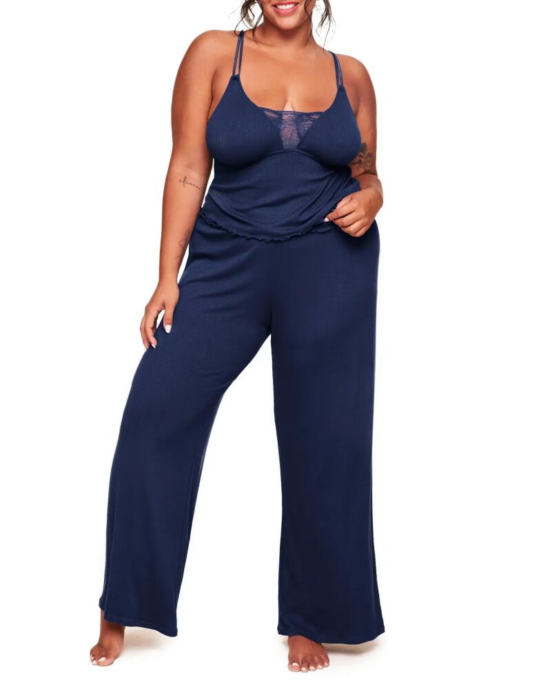 Adore Me Valencia Pajama Cami And Pants Set in Dark Blue Cover