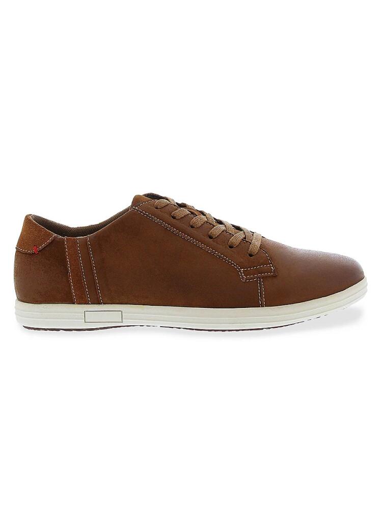 English Laundry Men's Thomas Low-Top Leather Sneakers - Cognac Cover