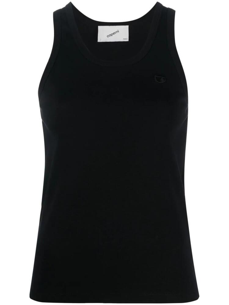 Coperni round-neck cotton tank top - Black Cover