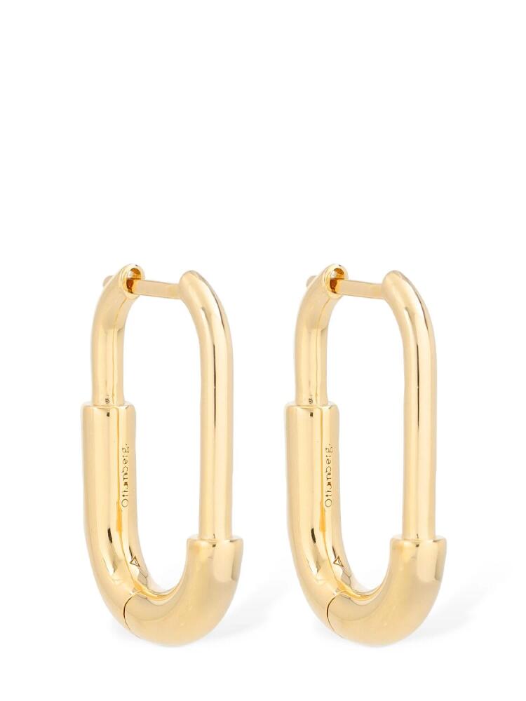 OTIUMBERG Large Staple Hoop Earrings Cover