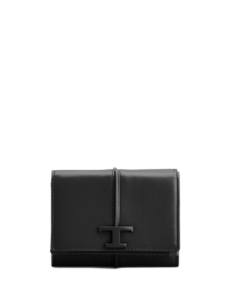 Tod's T Timeless leather wallet - Black Cover