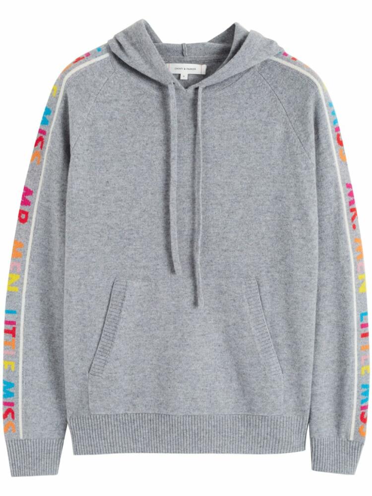 Chinti & Parker x Mr. Men knitted hoodie - Grey Cover