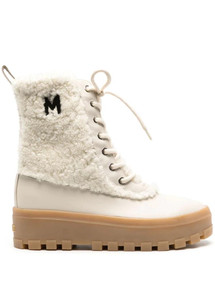 Mackage Hero shearling-lined boots - White Cover