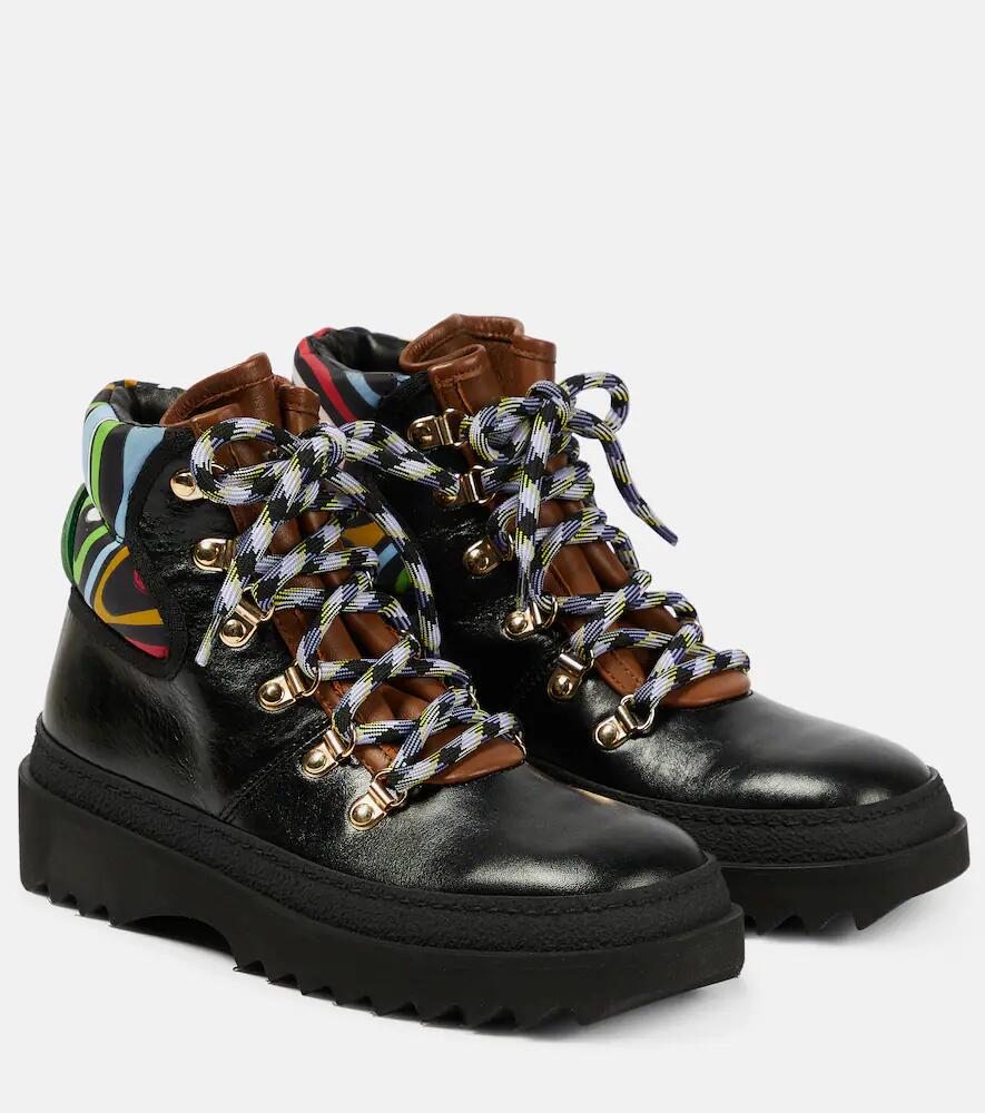 Pucci x Fusalp printed leather ankle boots Cover