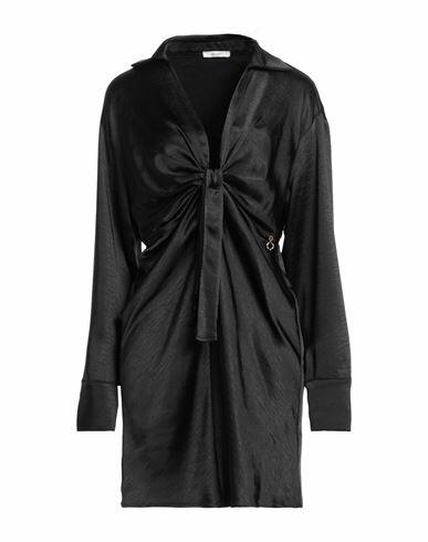 Relish Woman Mini dress Black Polyester Cover