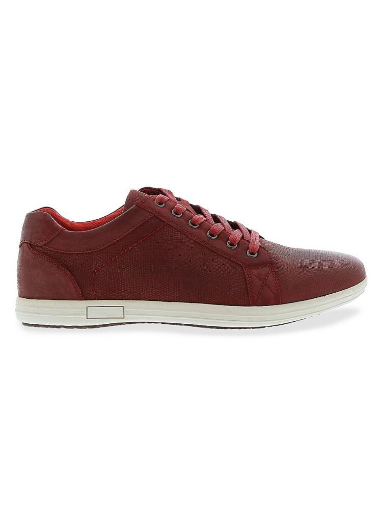 English Laundry Men's David Low-Top Leather Sneakers - Red Cover