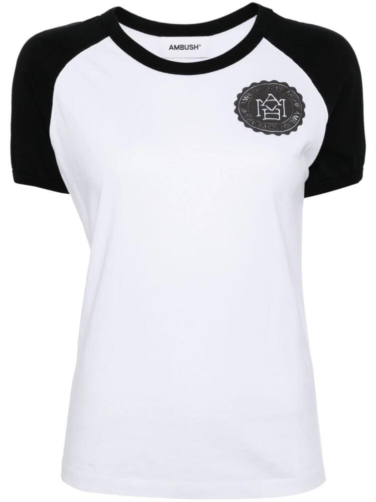 AMBUSH Raglan T-shirt - White Cover