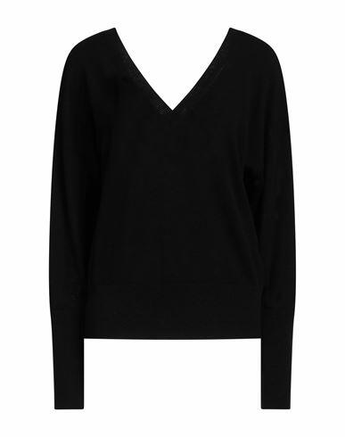 Federica Tosi Woman Sweater Black Wool, Cashmere, Elastane Cover