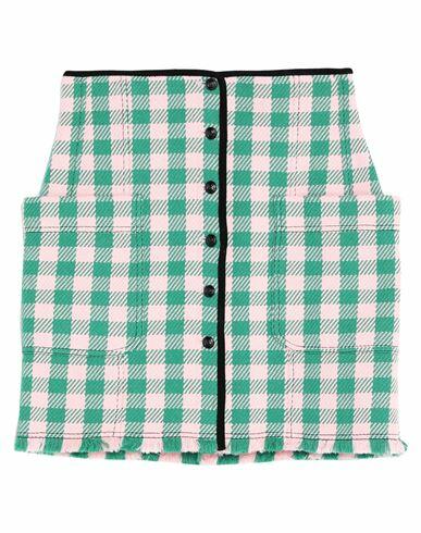 Philosophy Di Lorenzo Serafini Woman Mini skirt Green Cotton, Polyester Cover