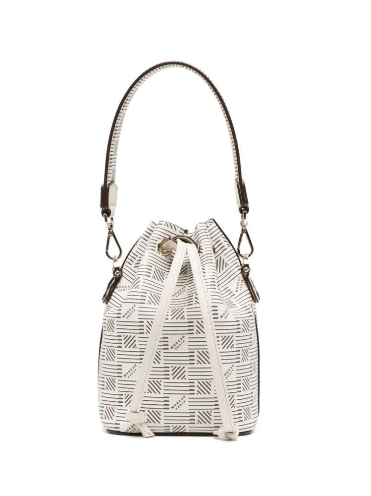 Moreau La Pon leather shoulder bag - White Cover