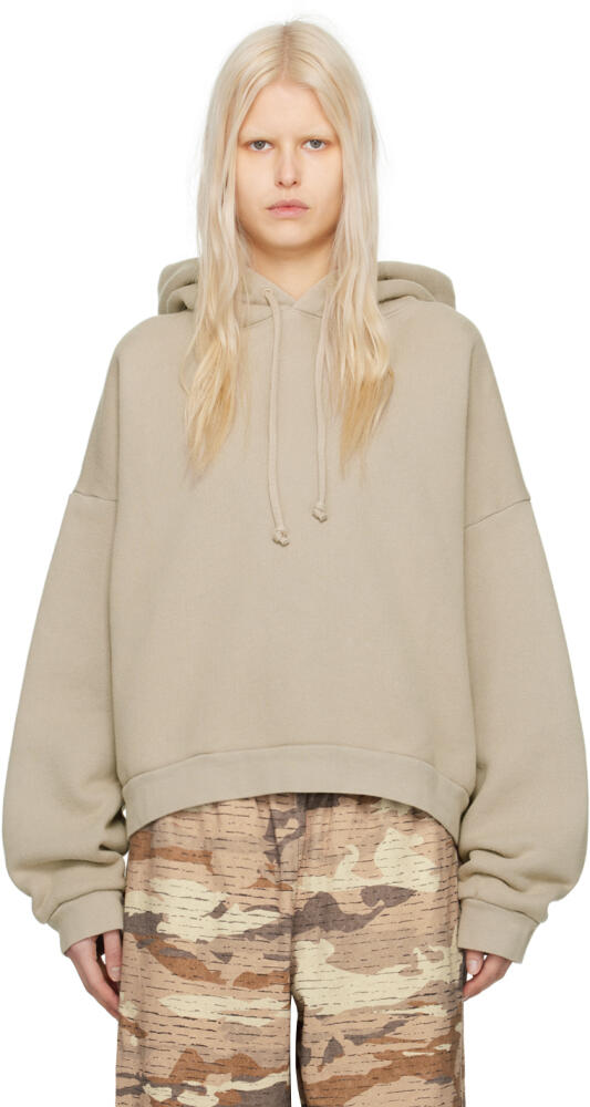 Acne Studios Gray Drawstring Hoodie Cover