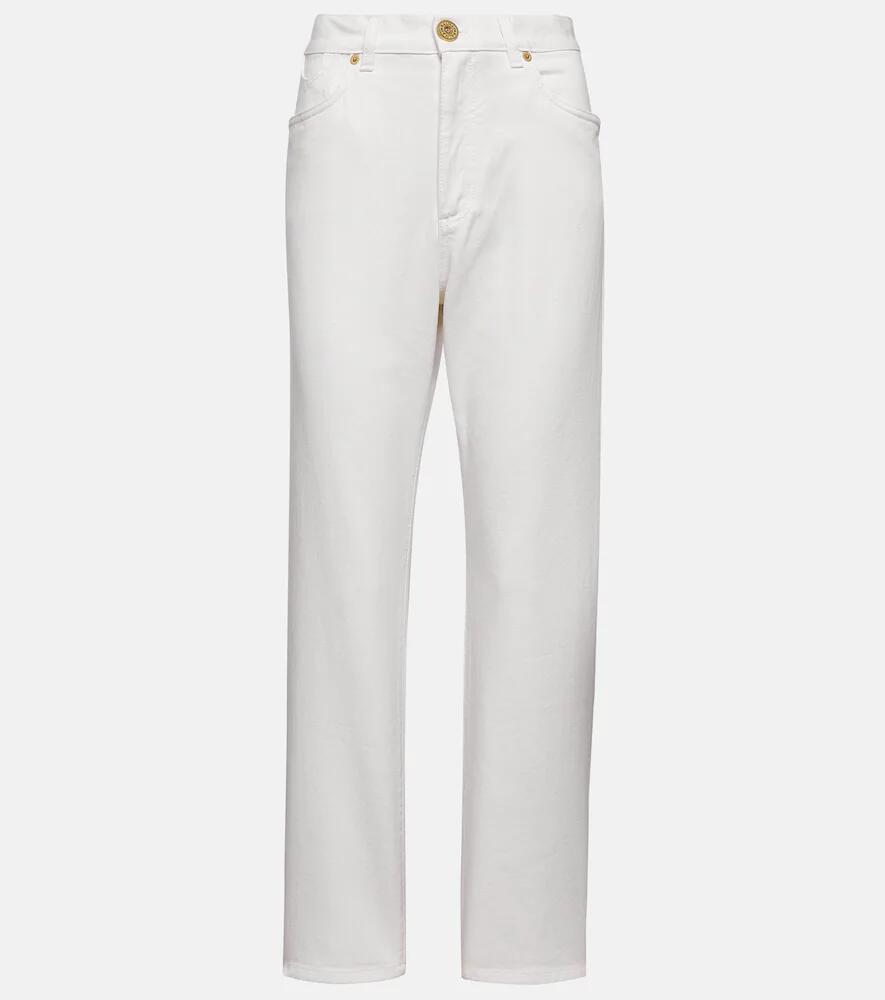 Balmain High-rise straight jeans Cover