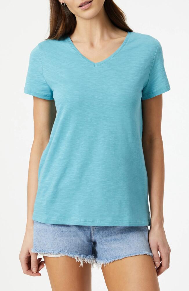 Mavi Jeans Basic V-Neck T-Shirt in Dusty Turquoise Cover