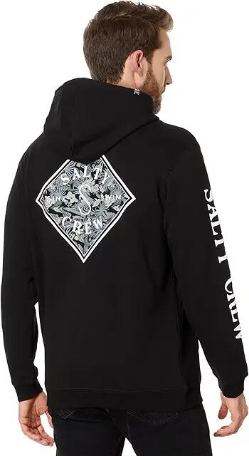 Salty Crew Tippet Tropics Fleece Pullover Hoodie (Black) Men's Clothing Cover